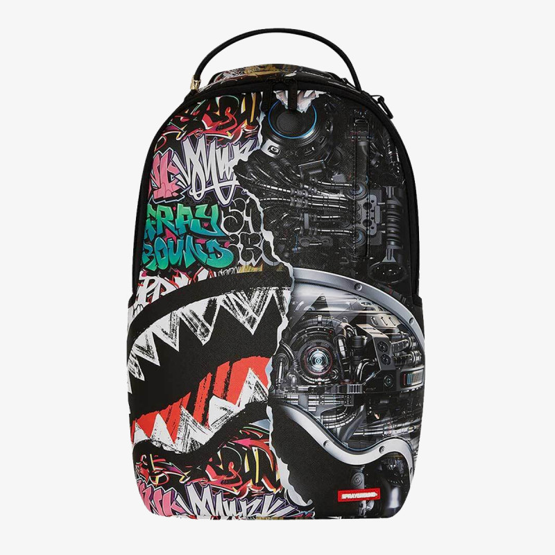 Sprayground Ранец SPLIT CYBERSHARK DLXSV BACKPACK 