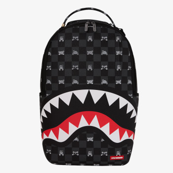 Sprayground Çantë shpine GRAY PEEKING CHARACTER CHECK BACKPACK 