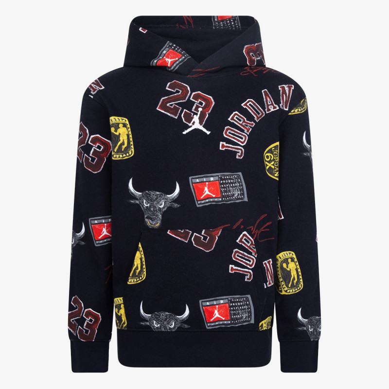 Nike Дуксер JDB MJ ESSENTIALS FT AOP PO 