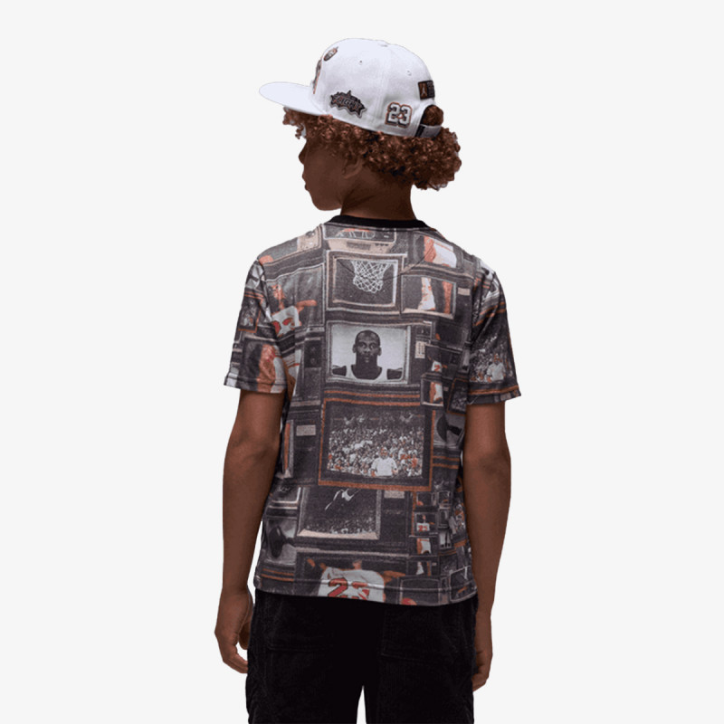 Nike Маица JDB MJ FLT ESS AOP SS TEE 