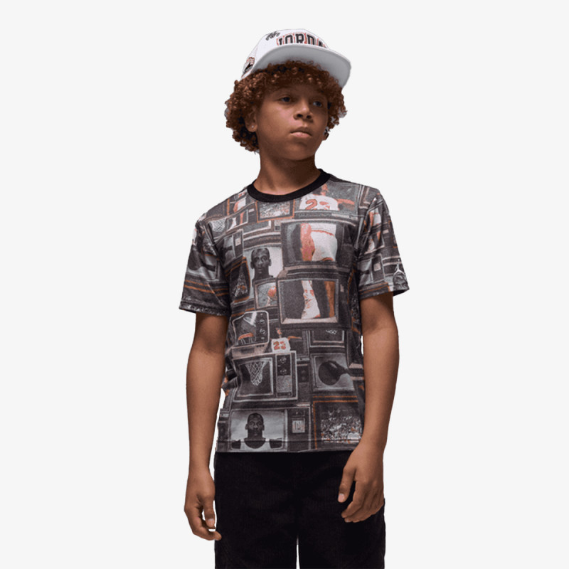 Nike Маица JDB MJ FLT ESS AOP SS TEE 