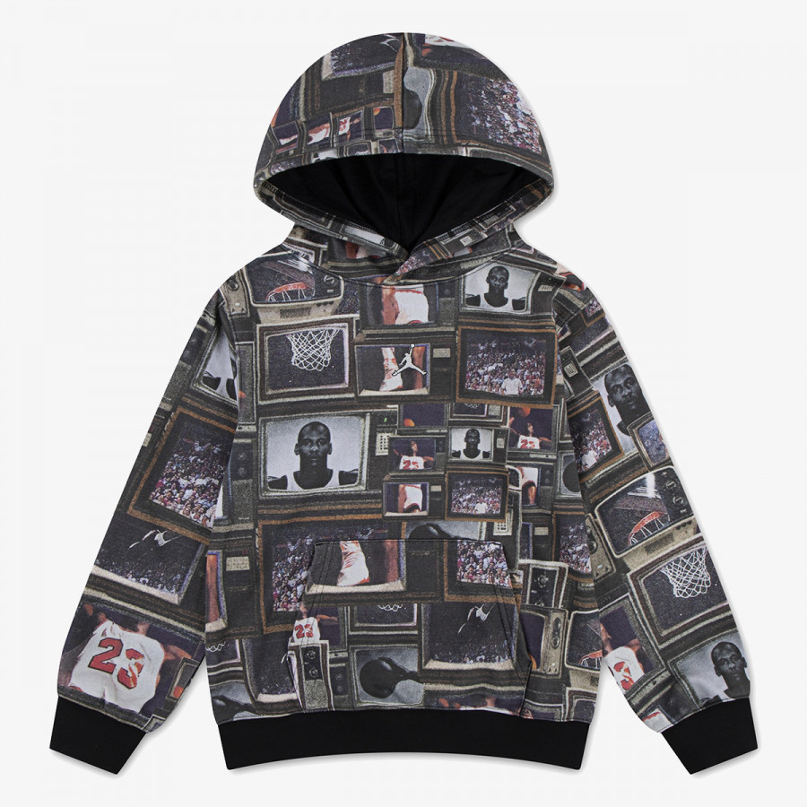 Nike Bluza JDB MJ BRKLYN AOP FT PO 