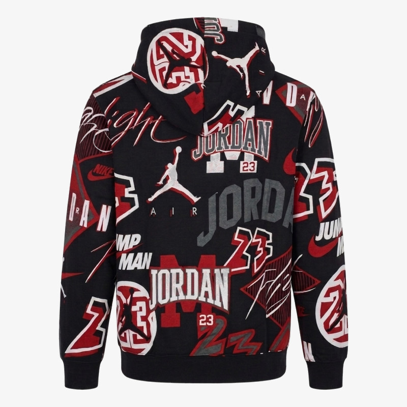 Nike Bluza JDB MJ DYNASTY AOP FT PO 
