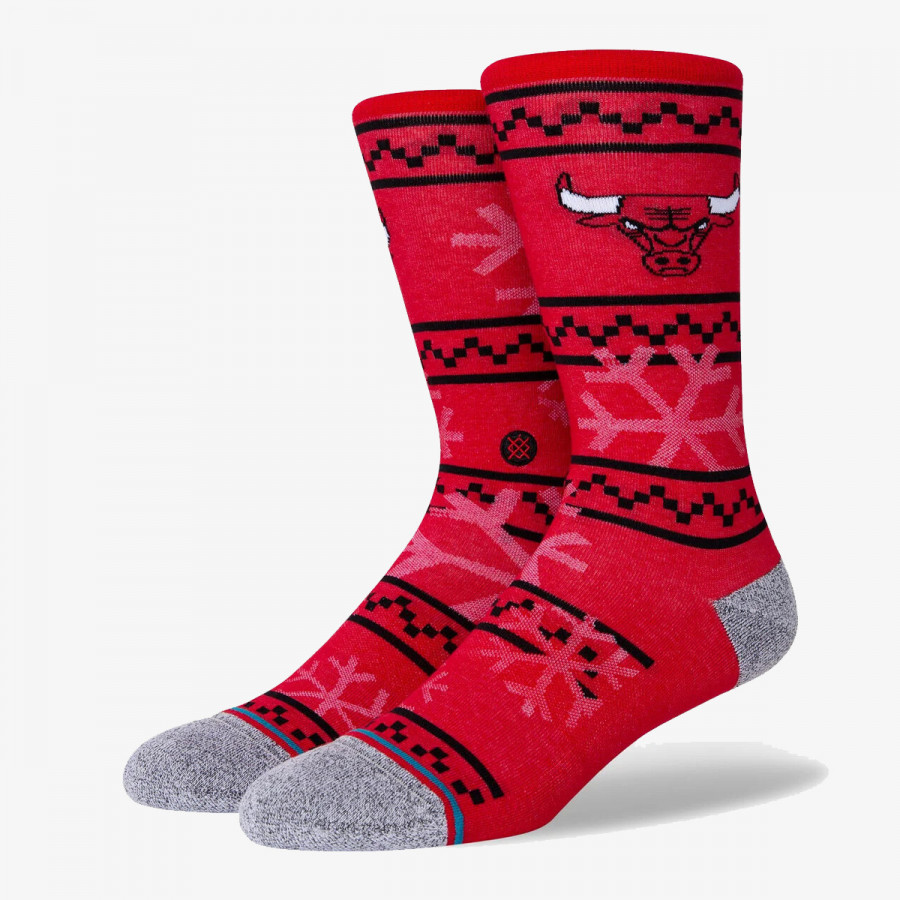 Stance Чорапи BULLS FROSTED 2 RED L CREW LIGHT 