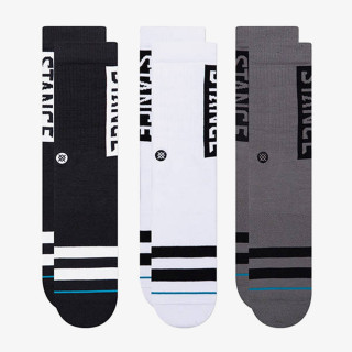 Stance Чорапи A556C20OG3-BLW STANCE OG 3 PACK BLACKWHI 