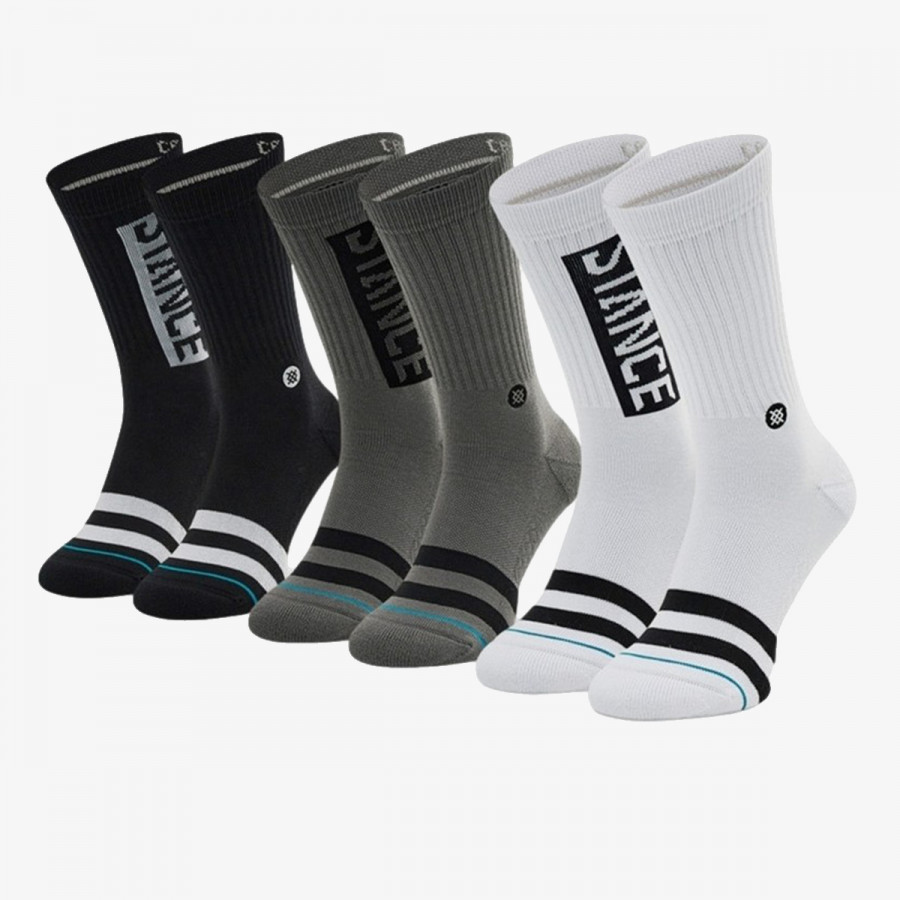 Stance Чорапи A556C20OG3-BLW STANCE OG 3 PACK BLACKWHI 