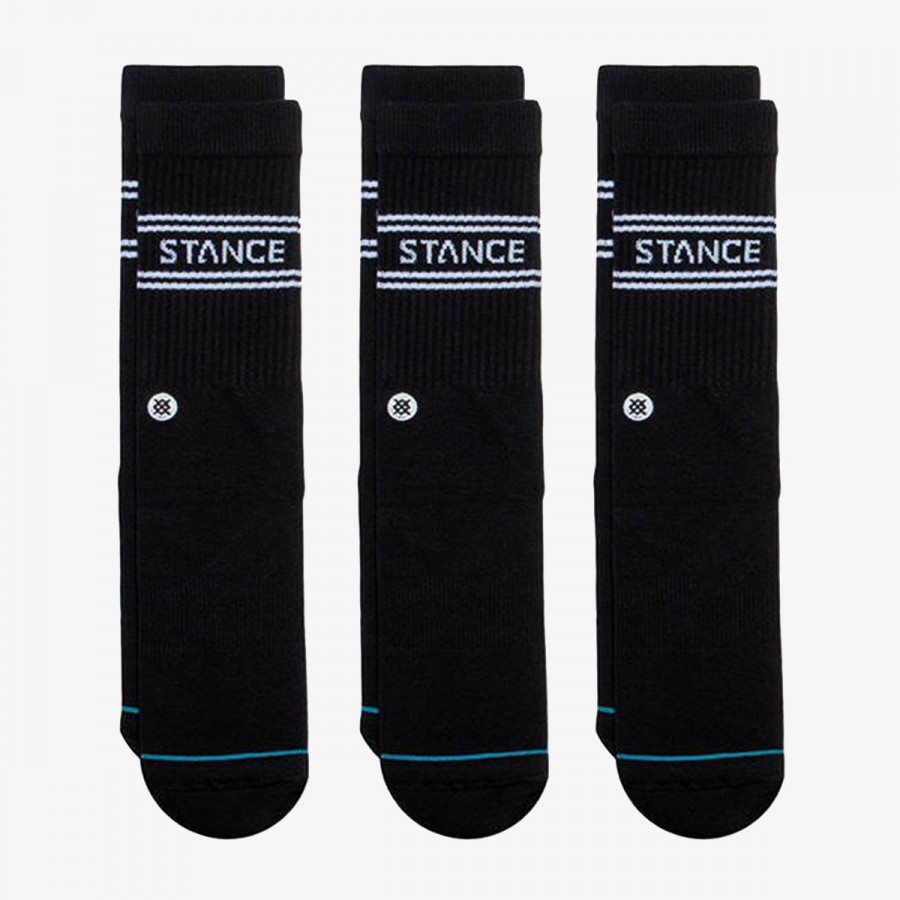 Stance Чорапи A556D20SRO-BLK STANCE BASIC  3 PACK CREW 