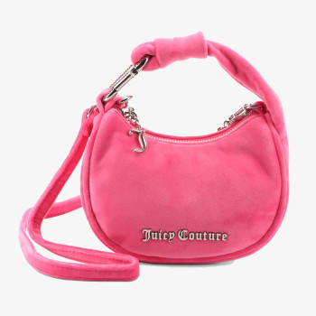 Juicy Couture Çantë Blossom Micro Hobo Polyester Super Pink 