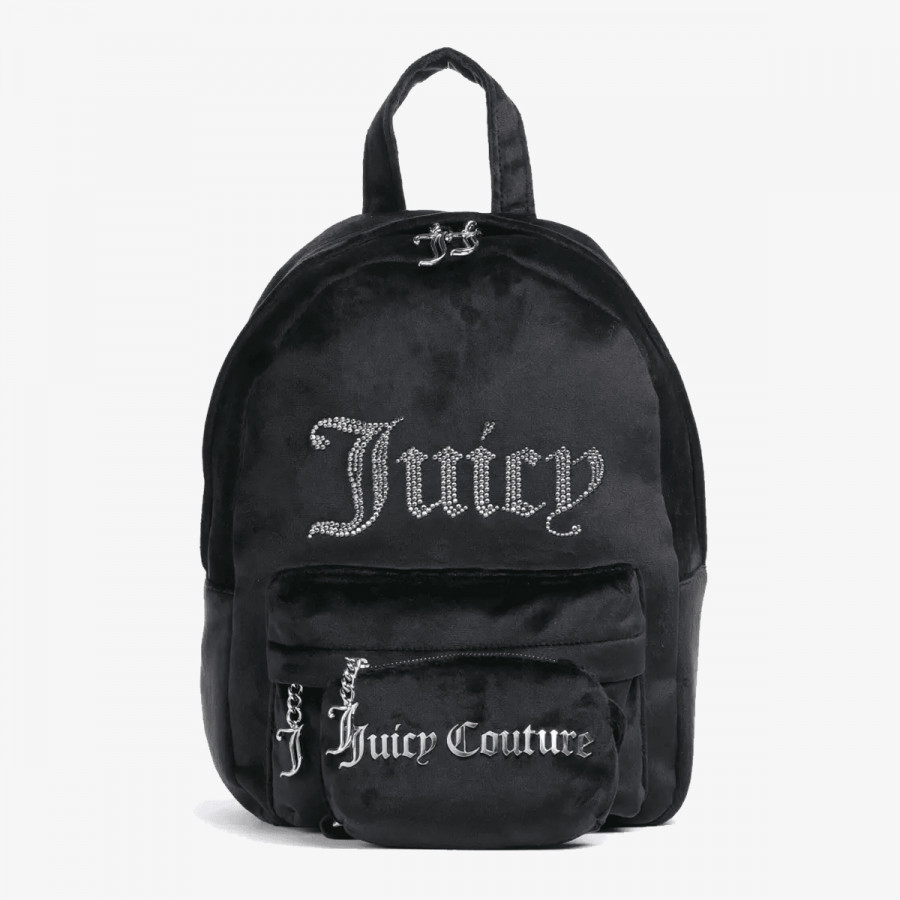 Juicy Couture Çantë Kimberly Crossbody w/ Fla Polyester Blac 