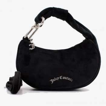 Juicy Couture Торбица Blossom Small Hobo Bag Polyester Black