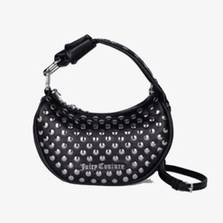 Juicy Couture Торба Blossom Studs S. Hobo PU Black 