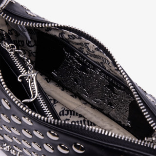Juicy Couture Торба Blossom Studs S. Hobo PU Black 