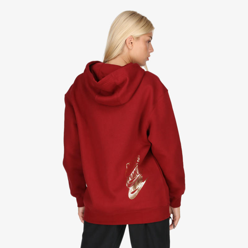 nike w nsw hoodie bb os shine