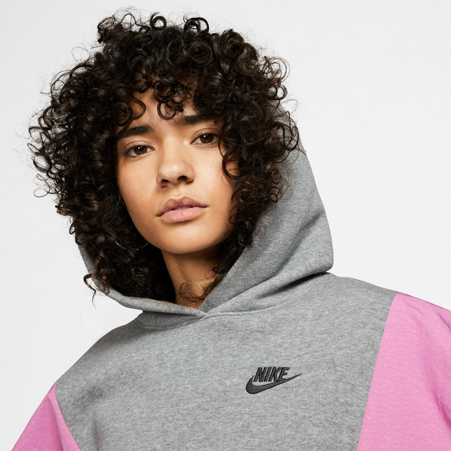 Nike Дуксер W NSW ICN CLSH PO HOODY MIX OS 