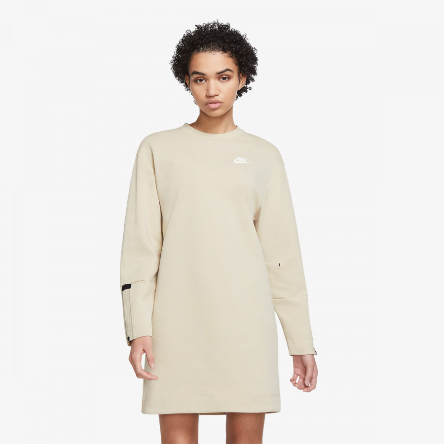 NIKE Фустан Sportswear Tech Fleece Long-Sleeve Dress 
