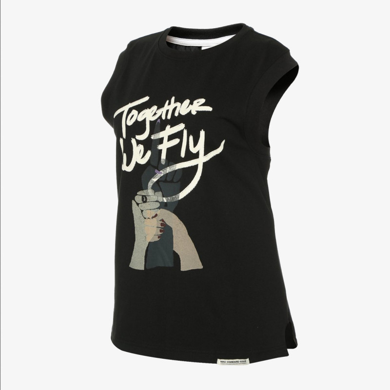 Nike Маица без ракави WNK DF STANDARD ISSUE SSNL TOP 