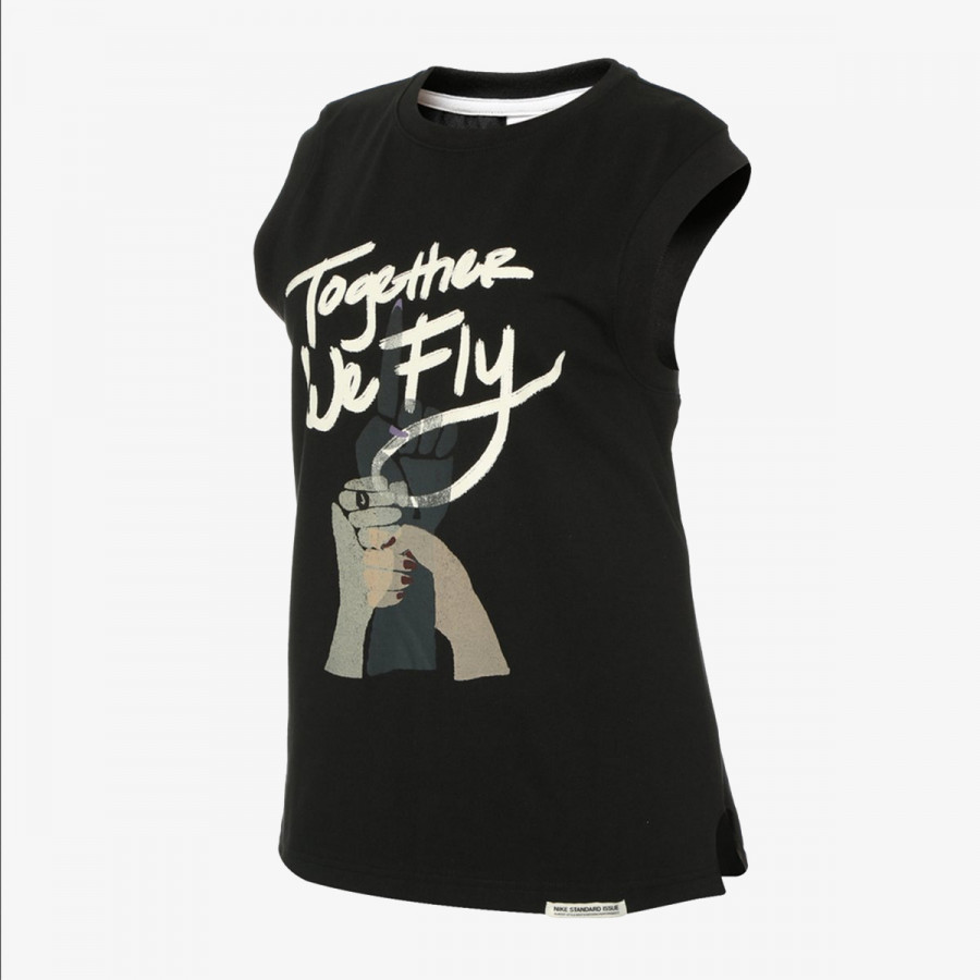 Nike Маица без ракави WNK DF STANDARD ISSUE SSNL TOP 