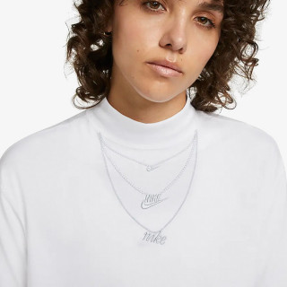 NIKE Дуксер W NSW TEE LS MOCK LX 