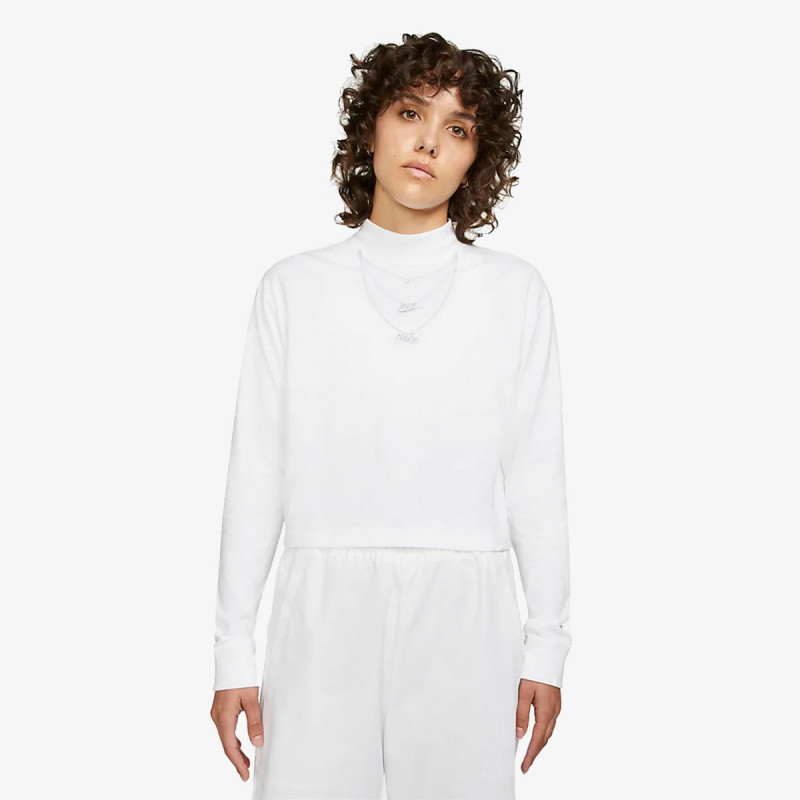 NIKE Дуксер W NSW TEE LS MOCK LX 