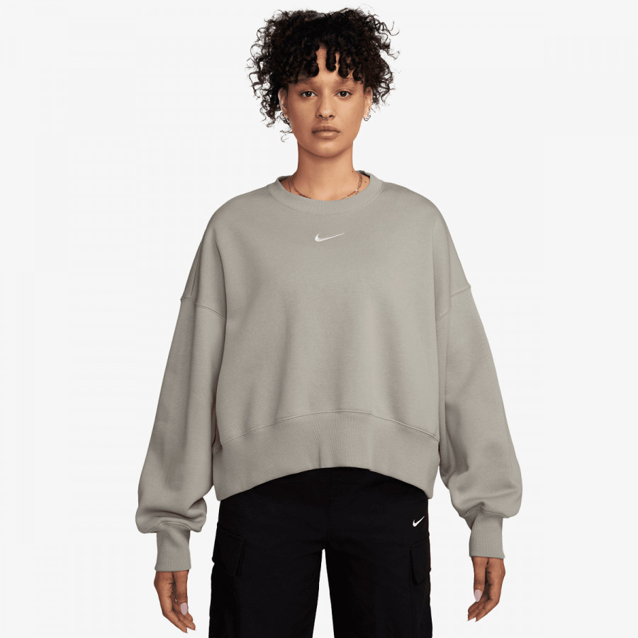 Nike Маица долги ракави W NSW PHNX FLC OOS CREW 