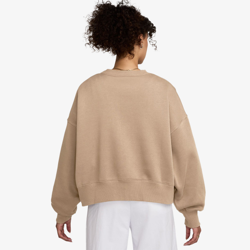 Nike Маица долги ракави W NSW PHNX FLC OOS CREW 
