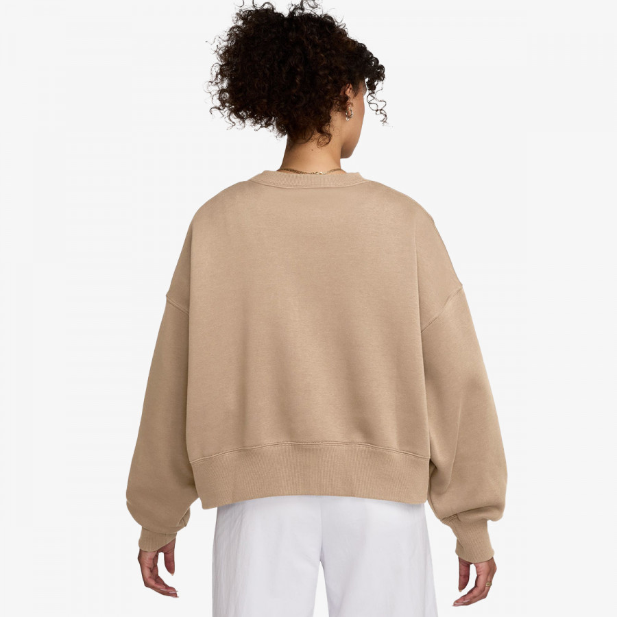 Nike Маица долги ракави W NSW PHNX FLC OOS CREW 