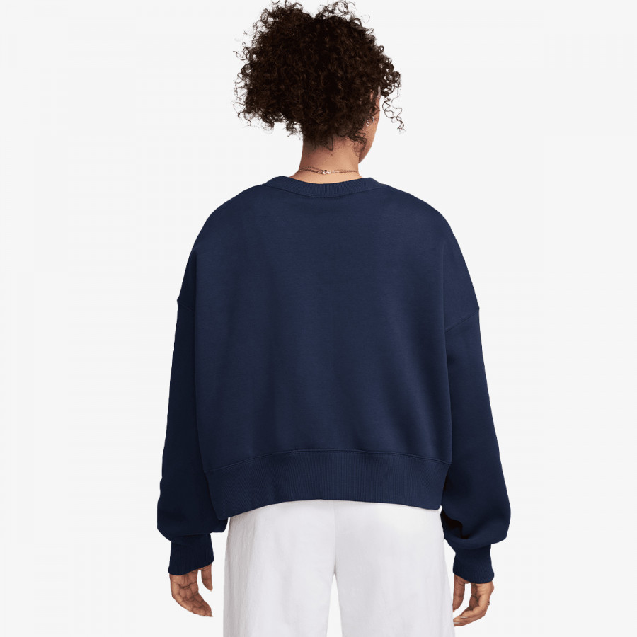 Nike Маица долги ракави W NSW PHNX FLC OOS CREW 
