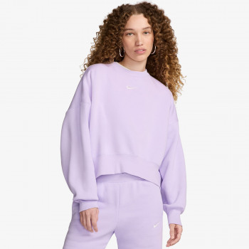 Nike Маица долги ракави W NSW PHNX FLC OOS CREW 