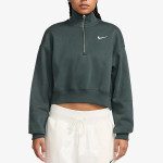 Nike Дуксер W NSW PHNX FLC QZ CROP 