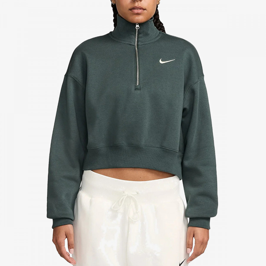 Nike Bluza W NSW PHNX FLC QZ CROP 