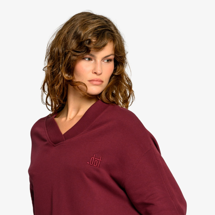 Dot Дуксер DOT LADIES V NECK SWEATSHIRT 