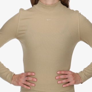 Nike Bluzë me mëngë të gjata W NSW ESSNTL RIB MOCK LS TOP 