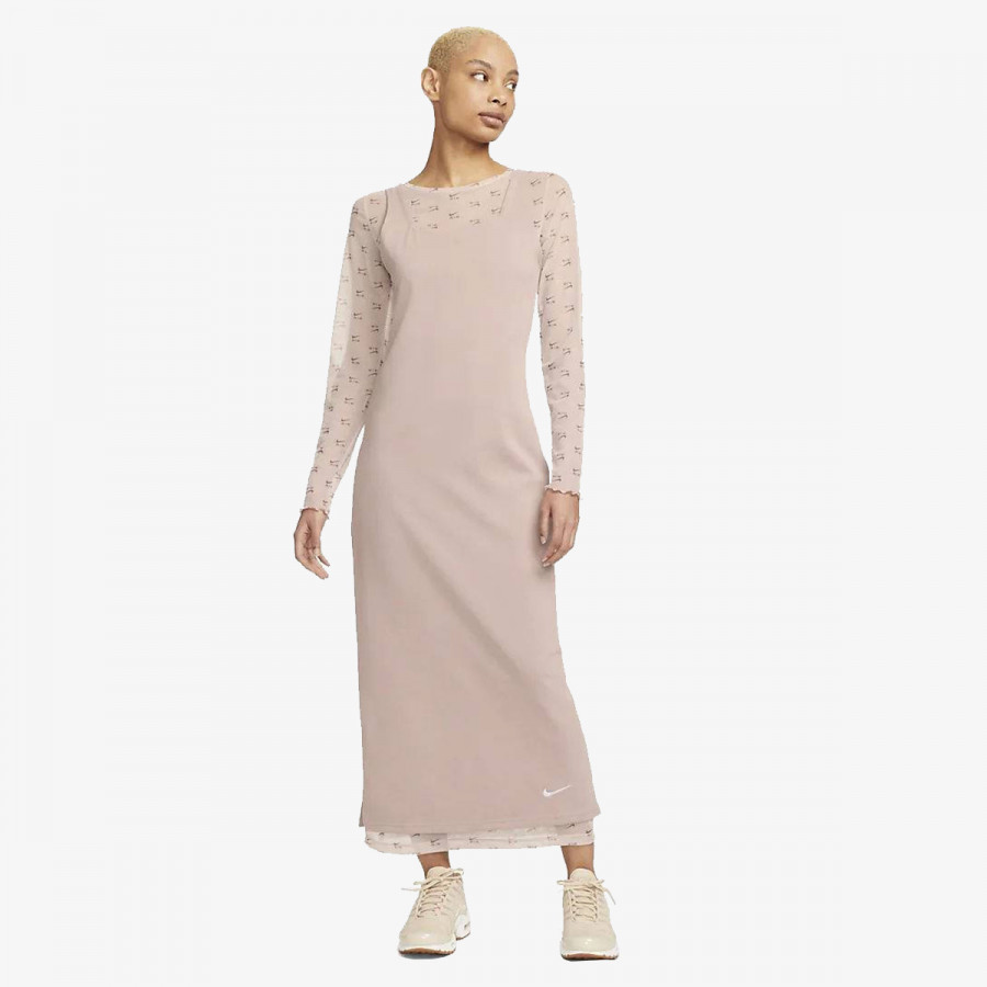 Nike Fustane W NSW JRSY CAMI DRESS MIDI 