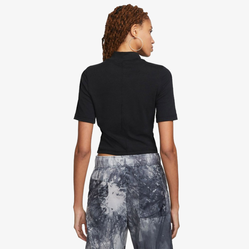 Nike Маица W NSW ESSNTL RIB MOCK SS TOP 