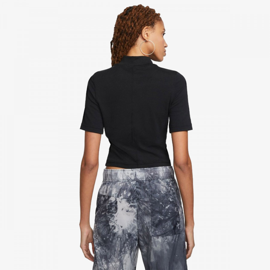 Nike Маица W NSW ESSNTL RIB MOCK SS TOP 
