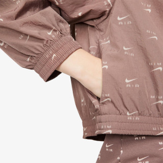 Nike Јакна W NSW AIR AOP MOD CROP WVN QZ 