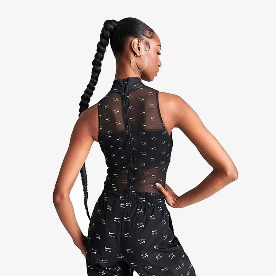 NIKE Маица без ракави W NSW AIR MOCK BODYSUIT 