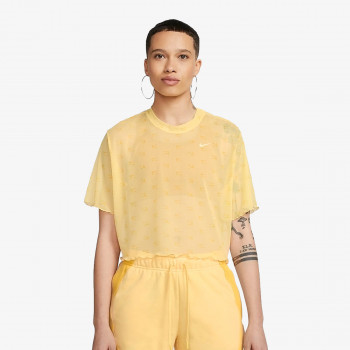 Nike Bluzë W NSW AIR AOP MESH SS CROP TOP 