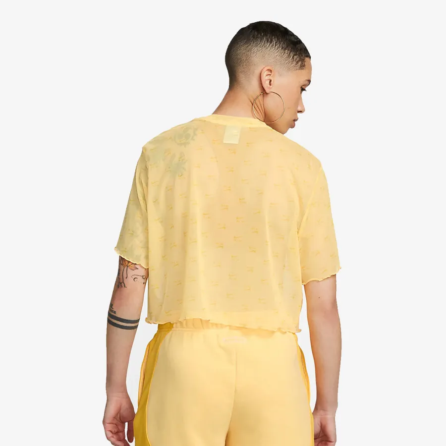 NIKE Маица W NSW AIR AOP MESH SS CROP TOP 