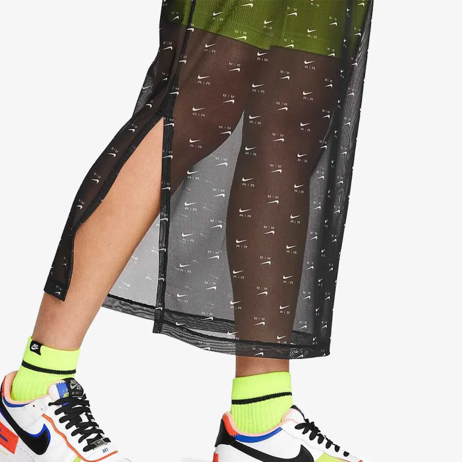 NIKE Фустан W NSW AIR AOP MESH LS DRESS 