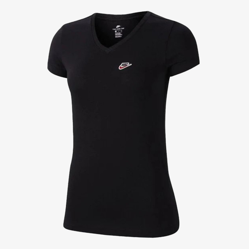 Nike Маица W NSW TEE VNECK LBR FS 