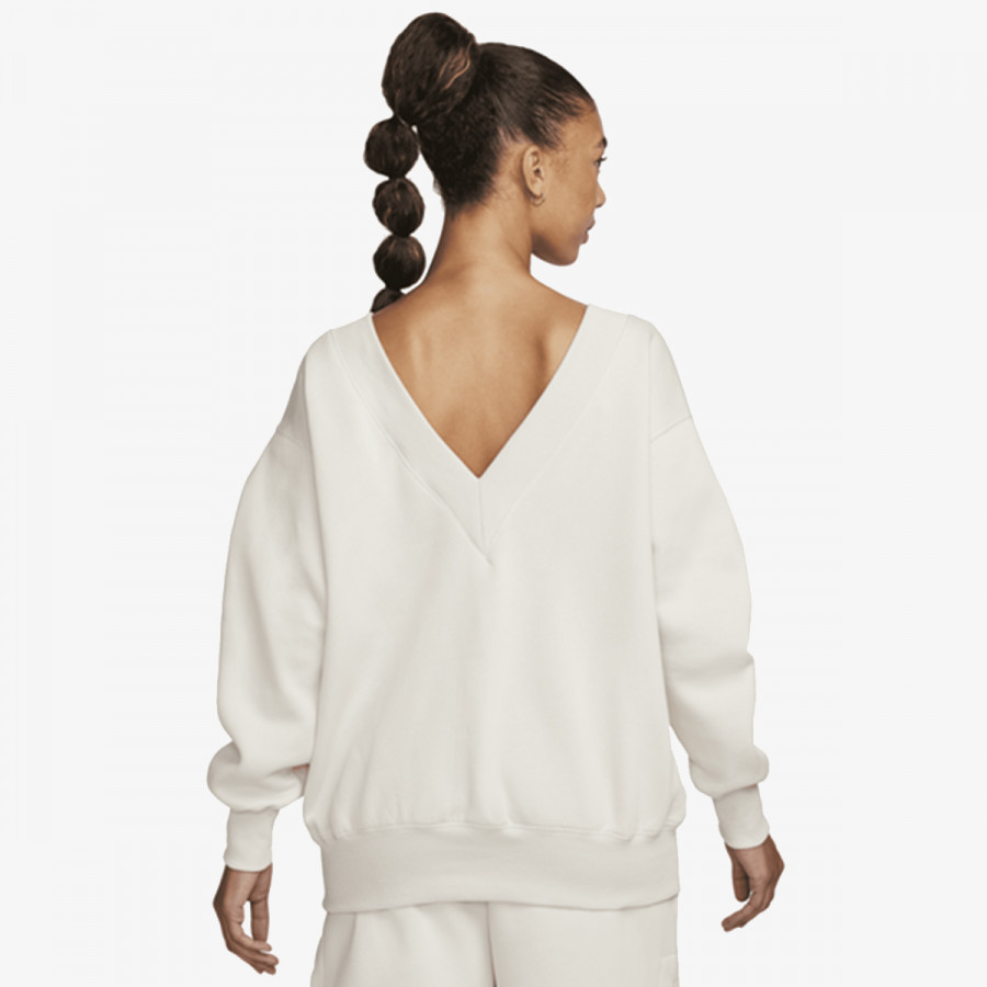 Nike Bluzë me mëngë të gjata W NSW PHNX FLC OS VNECK SWTSH 
