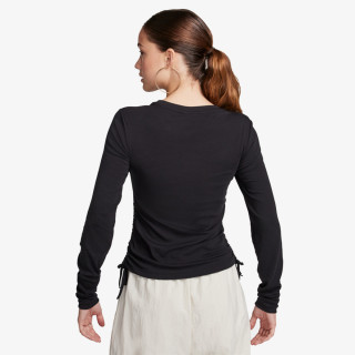 Nike Bluzë me mëngë të gjata W NSW ESSNTL RIB LS MD CRP TOP 