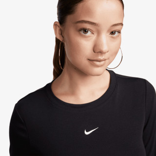Nike Bluzë me mëngë të gjata W NSW ESSNTL RIB LS MD CRP TOP 