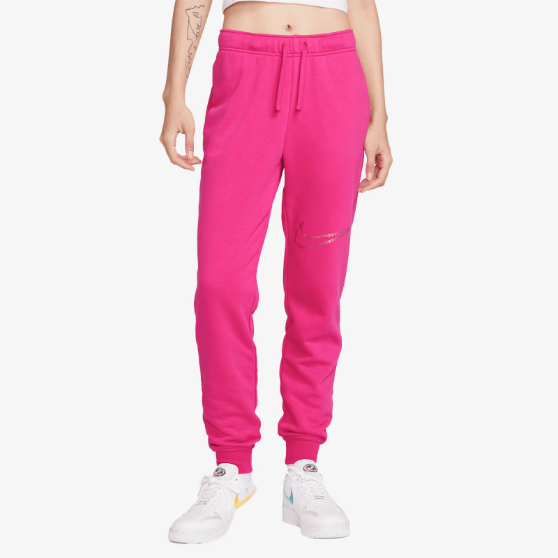 Nike Pjesa e poshtme e kostumit W NSW CLUB FLC SHINE MR PANT 