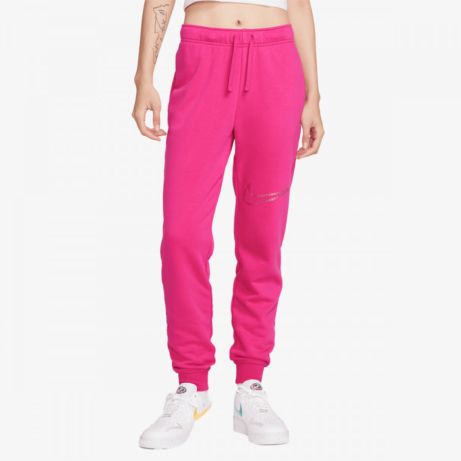Nike Pjesa e poshtme e kostumit W NSW CLUB FLC SHINE MR PANT 