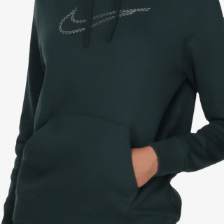 Nike Дуксер W NSW PE CLB FLC SHINE OS PO 