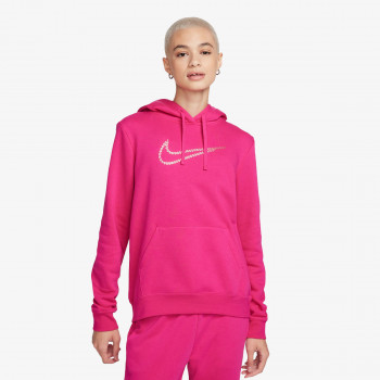 Nike Дуксер W NSW PE CLB FLC SHINE OS PO 