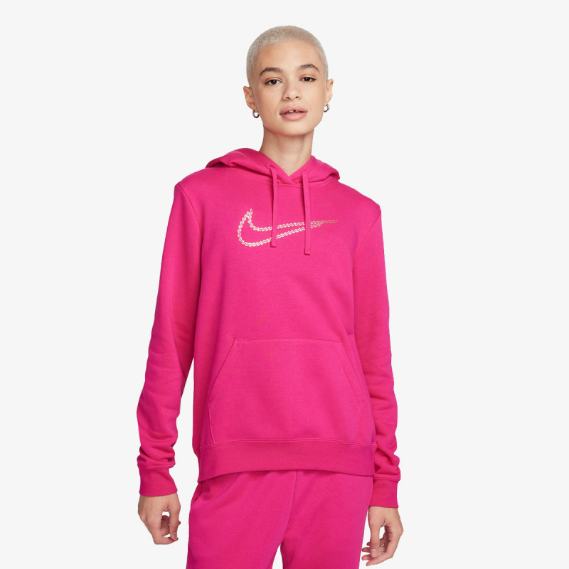Nike Дуксер W NSW PE CLB FLC SHINE OS PO 