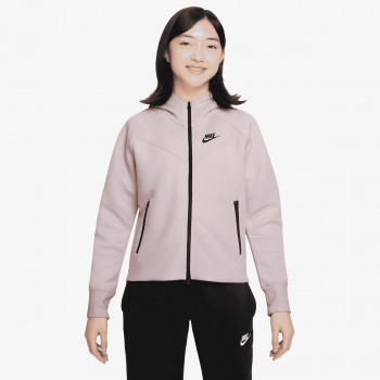 Nike Bluza G NSW TCH FLC HD FZ LS 
